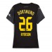 Borussia Dortmund Julian Ryerson #26 Dámské Venkovní Dres 2024-25 Krátkým Rukávem